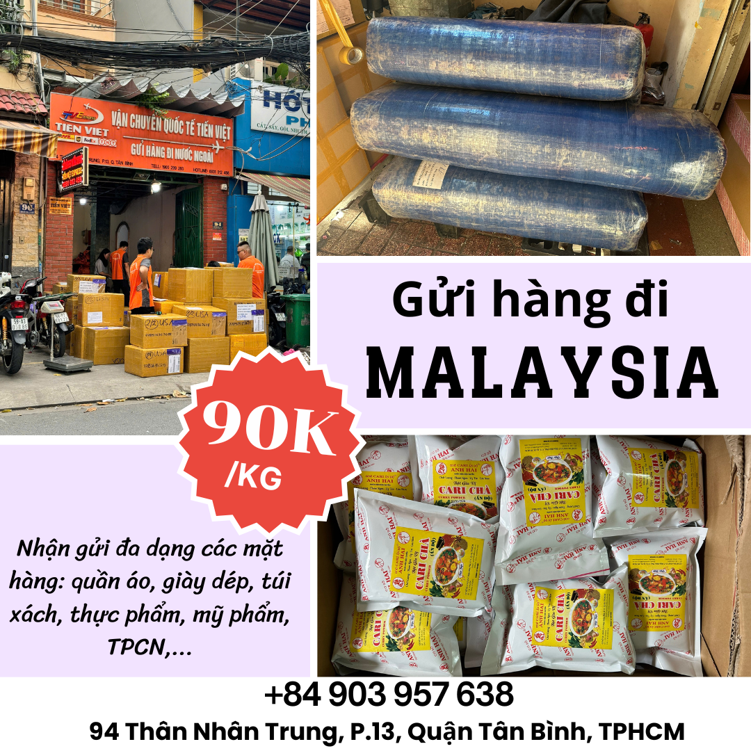 Gửi hàng đi Malaysia - Tiến Việt Express